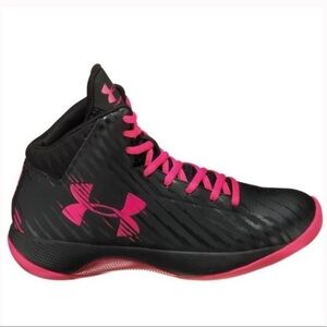 💜🤑 UNDER ARMOUR Womens Curry Black basketball Shoes Sneakers Size 6.5